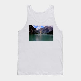 The Seekofel and lake Braies Tank Top